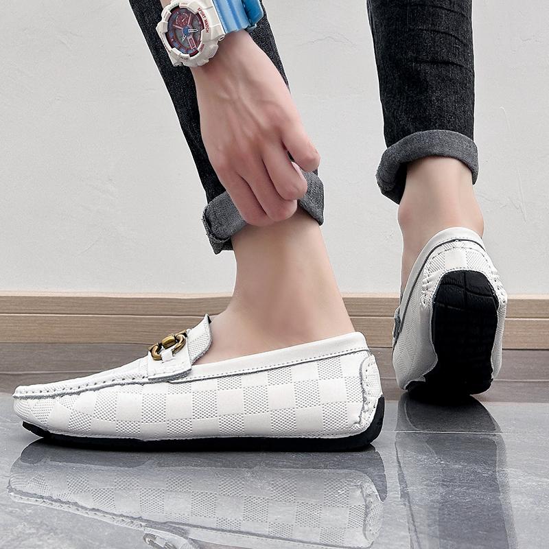 Men’s Moccasins Penny Loafer Driving Shoes Comfort Leather Flats Casual Slip-ons Plus Size Color Shoes for Men