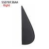 1 Pair Exterior Side Mirror Cover Applique Plate For Jeep Wrangler JK 2007-2018
