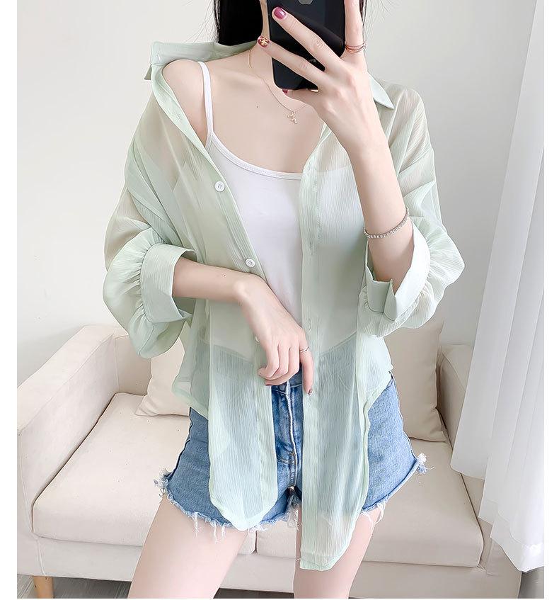 Women's Chiffon Airy Sunscreen Shawl – Sheer Summer Tie-Up Top