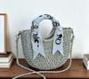 2026 Artistic Retro Round Woven Handbag - Large Capacity Women's Beach Bag