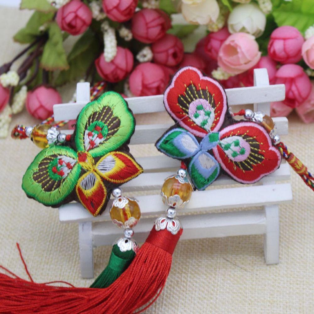Embroidery Craft Dragon Boat Festival Mugwort Sachet Handmade Car Sachet Pendant Hanfu Props