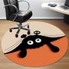 1PC Pocket Elves Office Round Area Rug, Mat Suitable For Office, Under Office Chairs Bedroom Living Room Home Decor, Room Deco