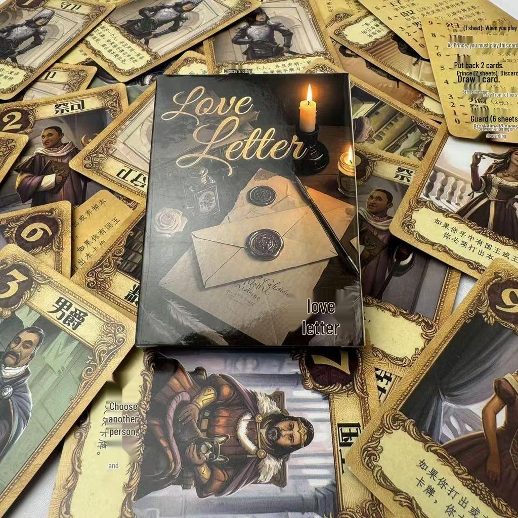 Love Letter: Multi-Person Casual Deduction Board Game for Family Team Building and Parties