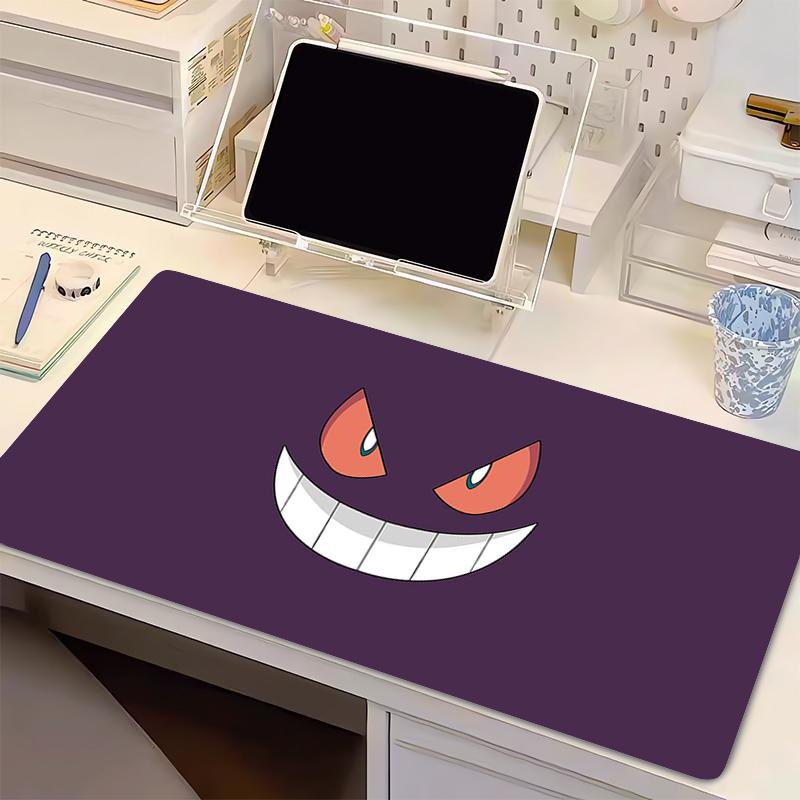Mouse Pad PPokemon Gengar Anime Gaming Accessories Xxl Mousepad Gamer PC Completo Computer Keyboard Pad Carpet Desk Mat Varmilo