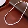 Collana a Clavicola con Nappa di Perle e Farfalla in Stile Coreano