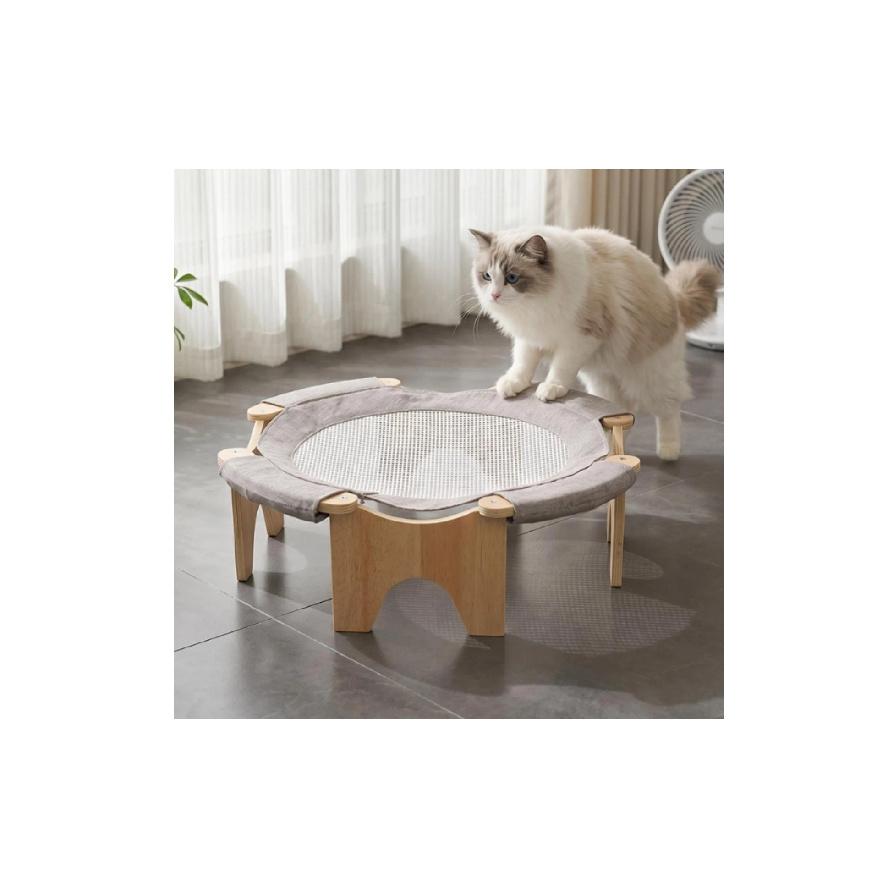Elevated Cat Bed Breathable Raised Cat Bed Furniture Long-Lasting Cozy for Cats, Indoor