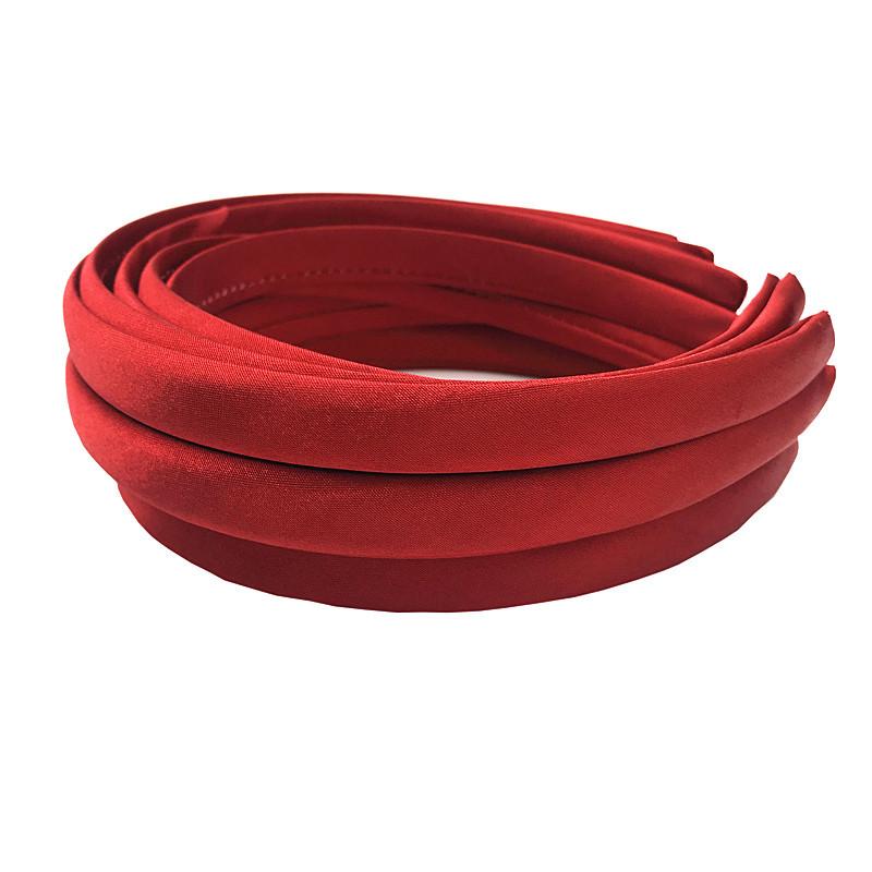 1,5 cm Satintyginslaget Hårband - Godisfärger, DIY Handgjort Modeaccessoar
