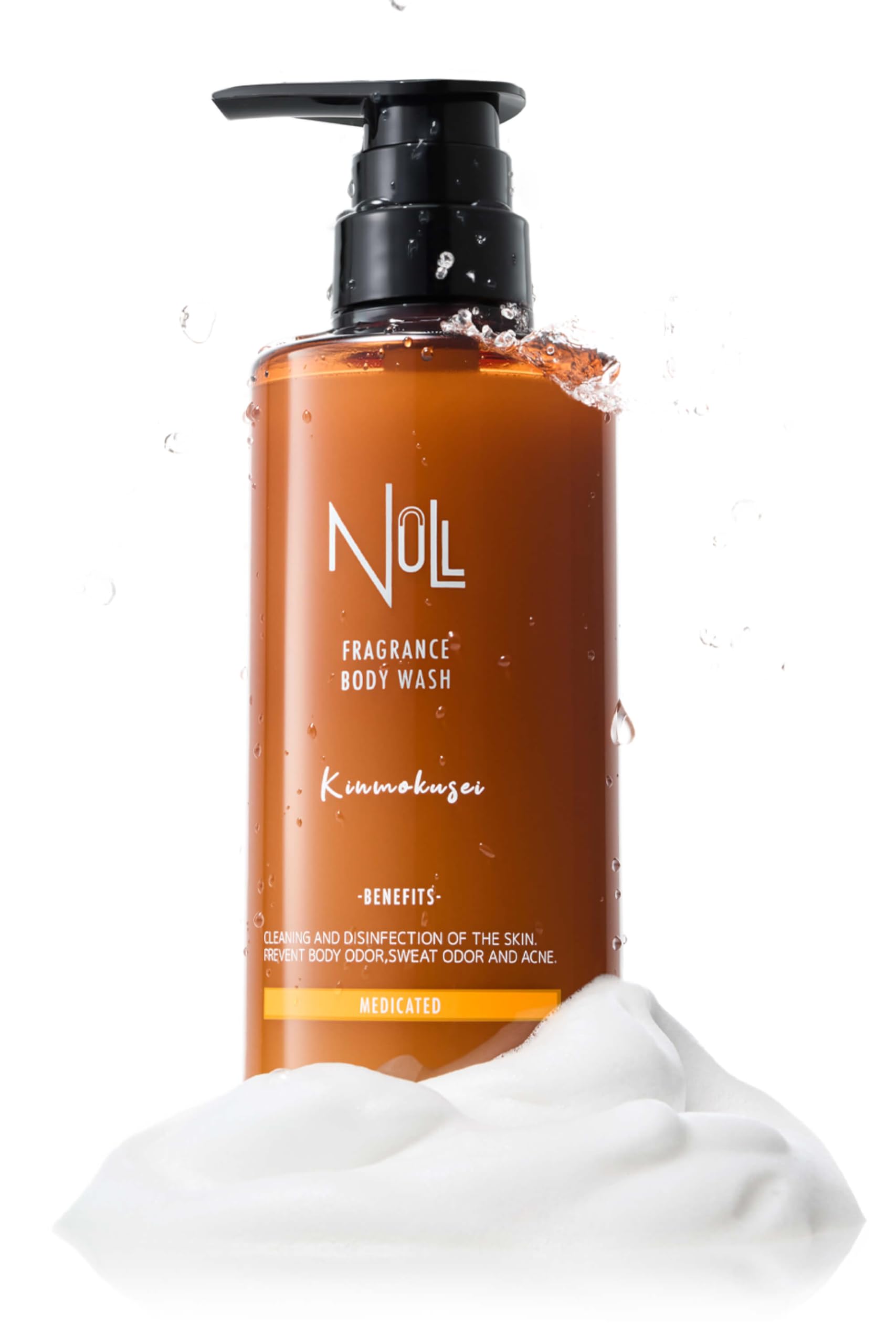 NULL Body Soap for Osmanthus Orange Gentle and Subtle Natural 400mL Men, & Scent, Fragrance,