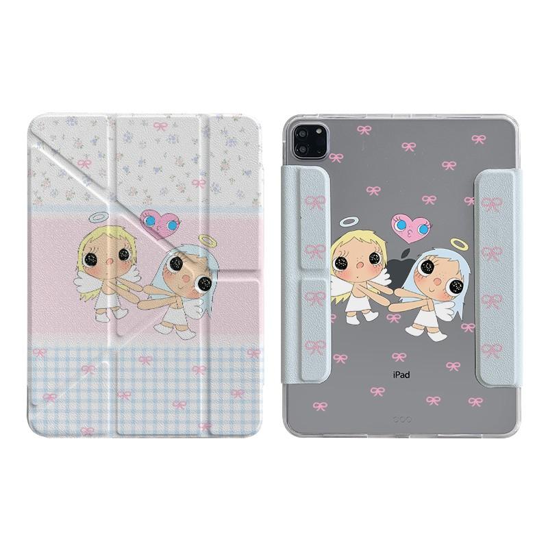 Magnetic Detachable IPad Case With Star Black Background Y-Shaped Stand Pen Slot Air Mini Pro 11