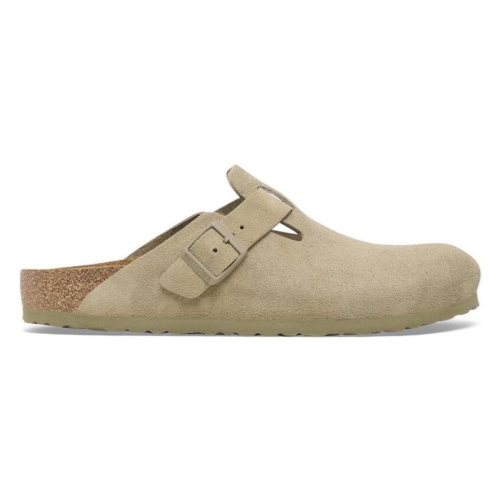 Boston Clog Sandals Shoes Suede Regular Width Khaki Unisex Men Women Birken Boston 1025788 [Birkenstock] Faded_Khaki EU42(27.0cm)