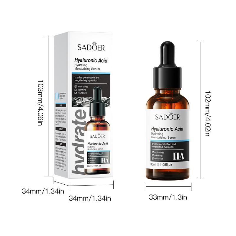 Hyaluronic Acid Hydrating and Moisturizing Serum SADOER Skin Rejuvenation and Moisturizing Serum