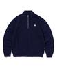 HUMMER H Logo Half Zip Terry Sweatshirt Navy