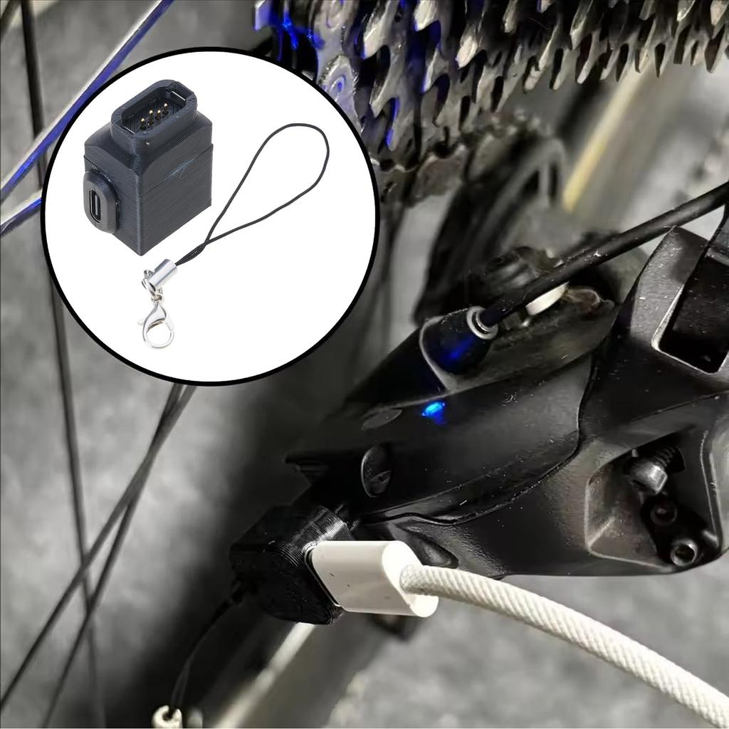 Charging Adapters for Di2 12s E Shifting Systems Includes Antiloss Lanyard and Universals Type C Port