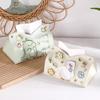 Cute Cartoon Tissue Box, Modern Simplicity, Living Room Fashion Decoration, Household Portable Creative Table Leather Paper Box,