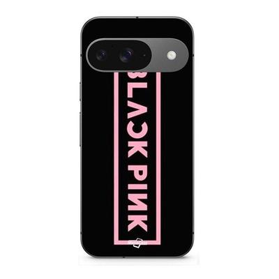 Coque pour Google Pixel 9 Blackpink VIP Tickets Blackpink logo Front noir
