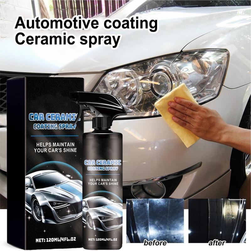 Wosk samochodowy Ceramic Coating Ceramic Coating 120ml Skuteczny środek czyszczący w sprayu do długotrwałej ochrony