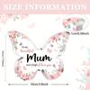 2D Flat Acrylic Butterfly Decoration, Indoor and Outdoor Decoration - No Battery/electricity Required, Free Day Decoration, Shop Decoration