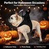 1 stk Halloween Morsomt Skummelt Hund Katt Ridder Kostyme, Kjæledyr Døden Cosplay Antrekk med 3D Kappe & Hette, for Mellomstore og Store Hunder