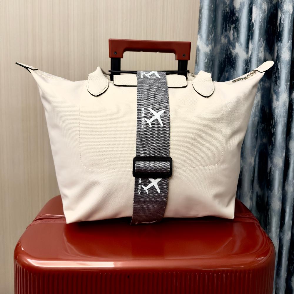 Strong Wear-resistant Fixed Hanging Strap Luggage Elastic Rope Binding Belt Printed Airplane Pattern Suitcase Binding Belt