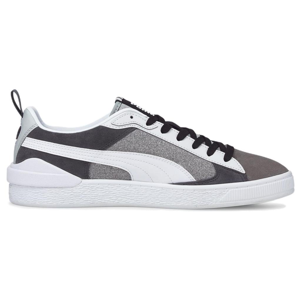 Puma Suede Series Block Wt Foam Strip 2 Casual Low-Top Sneakers Unisex Sneakers Gray White 383895-01
