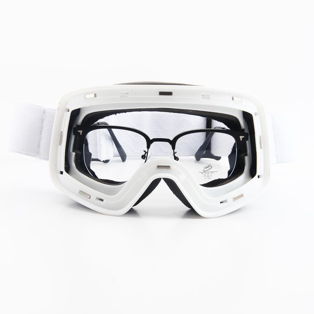 Magnetic Attraction Polarized Frameless Ski Goggles-UV400 Anti-Fog Adjustable Strap Fast Lens Replacement Breathable Comfortable