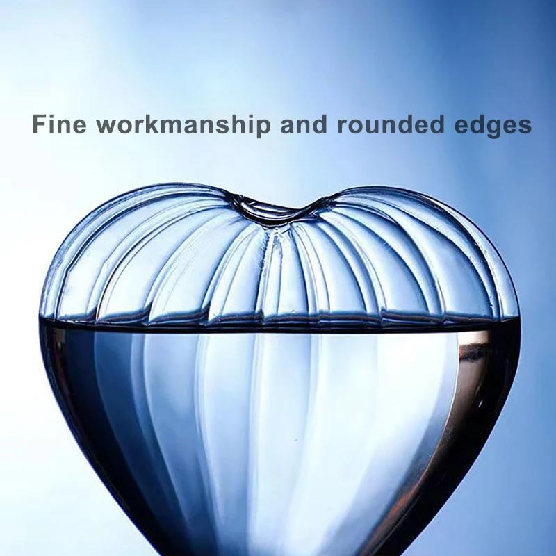 Creative Love Cocktail Glass Cup Crystal Glasses for Drinks Flute Champagne Flutes Luxury Glass Cups Wedding Wine Glasses Spirit