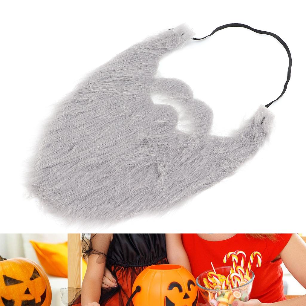 Halloween Párty Falešný vous Kostým Obličejový Falešný vous Mužský Falešný knír pro Párty potřeby Šedý