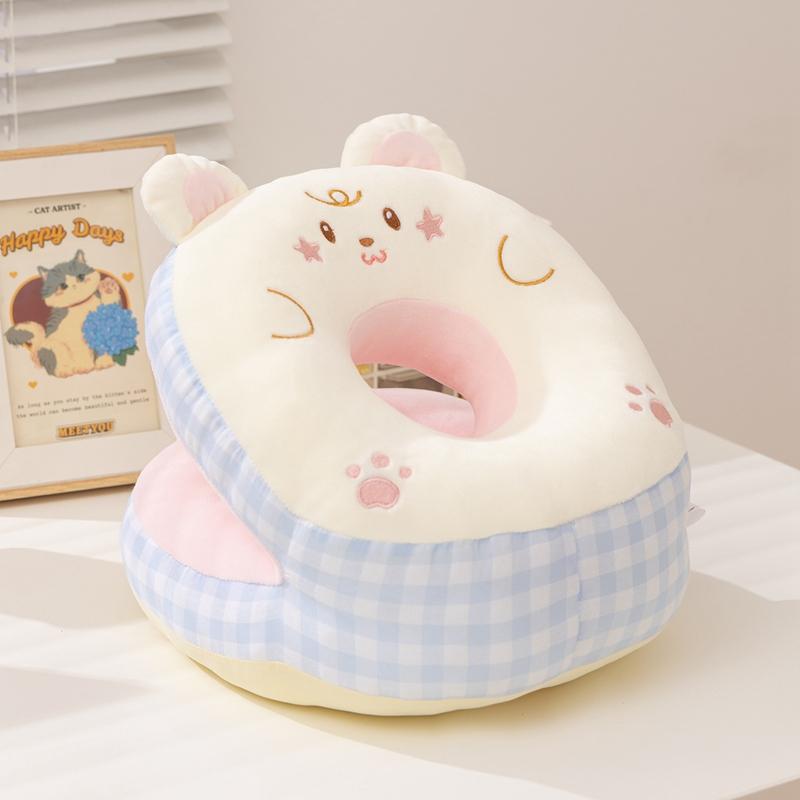 Cute Pastel Animal Donut Plush Cute Toy Doll Cushion For Teens Room Comfort And Casual Style Decor