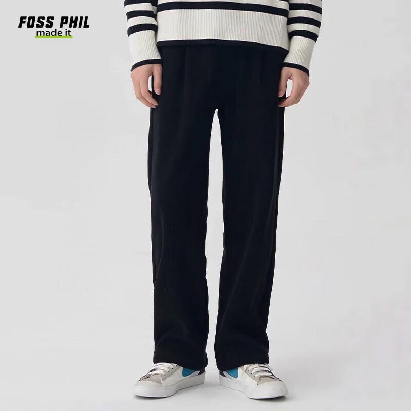 Foss Phil Men's Autumn/Winter Corduroy Straight Leg Casual Pants