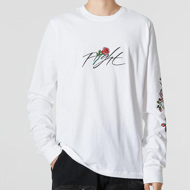 Jordan Sweatshirts Men's White Crew Neck Moderate Regular DQ7387-100