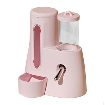 Auto Hamster Feeder Dispenser Water Bottle Garville Versatile Clear Feed Bowl for Small