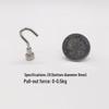 Punch-Free Neodymium Magnetic Hook for Walls & Doors