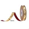 Christmas Ribbon Patterned Wrapping Ribbon, Decorative Accessory, DIY
