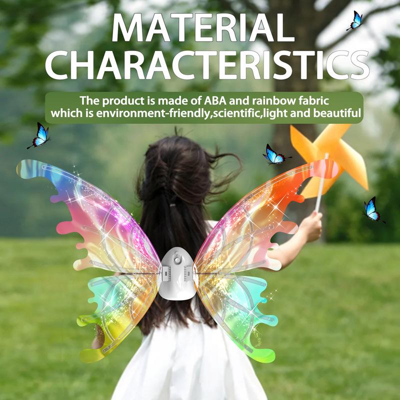

Light-Up Fairy Butterfly Wings Toy for Girls