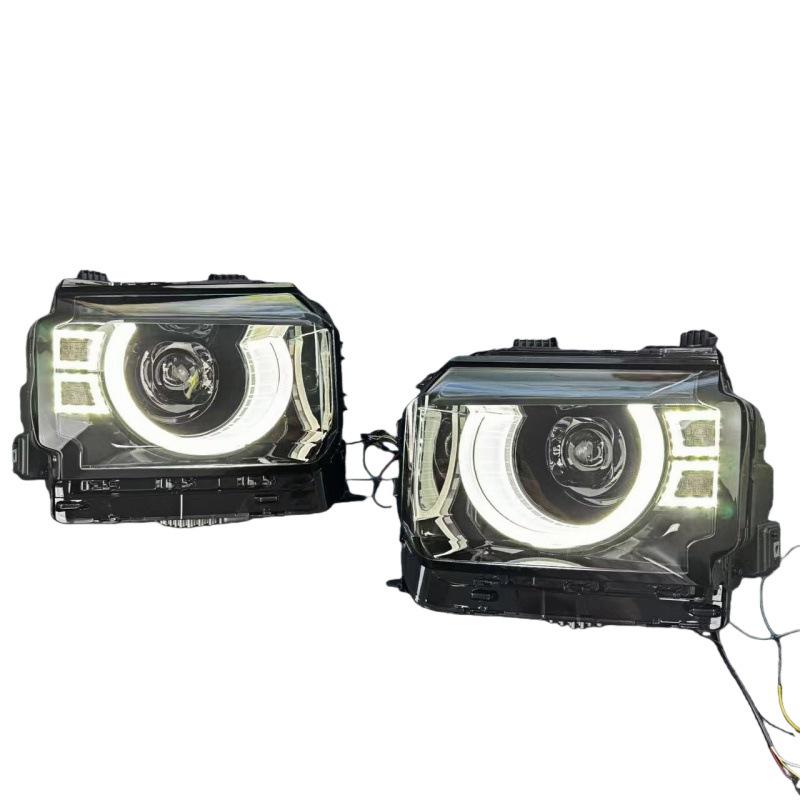 Jetour Traveler T2 LED Headlight Assembly (23-25 Models) - Modified Blue One-Swipe Laser Headlights