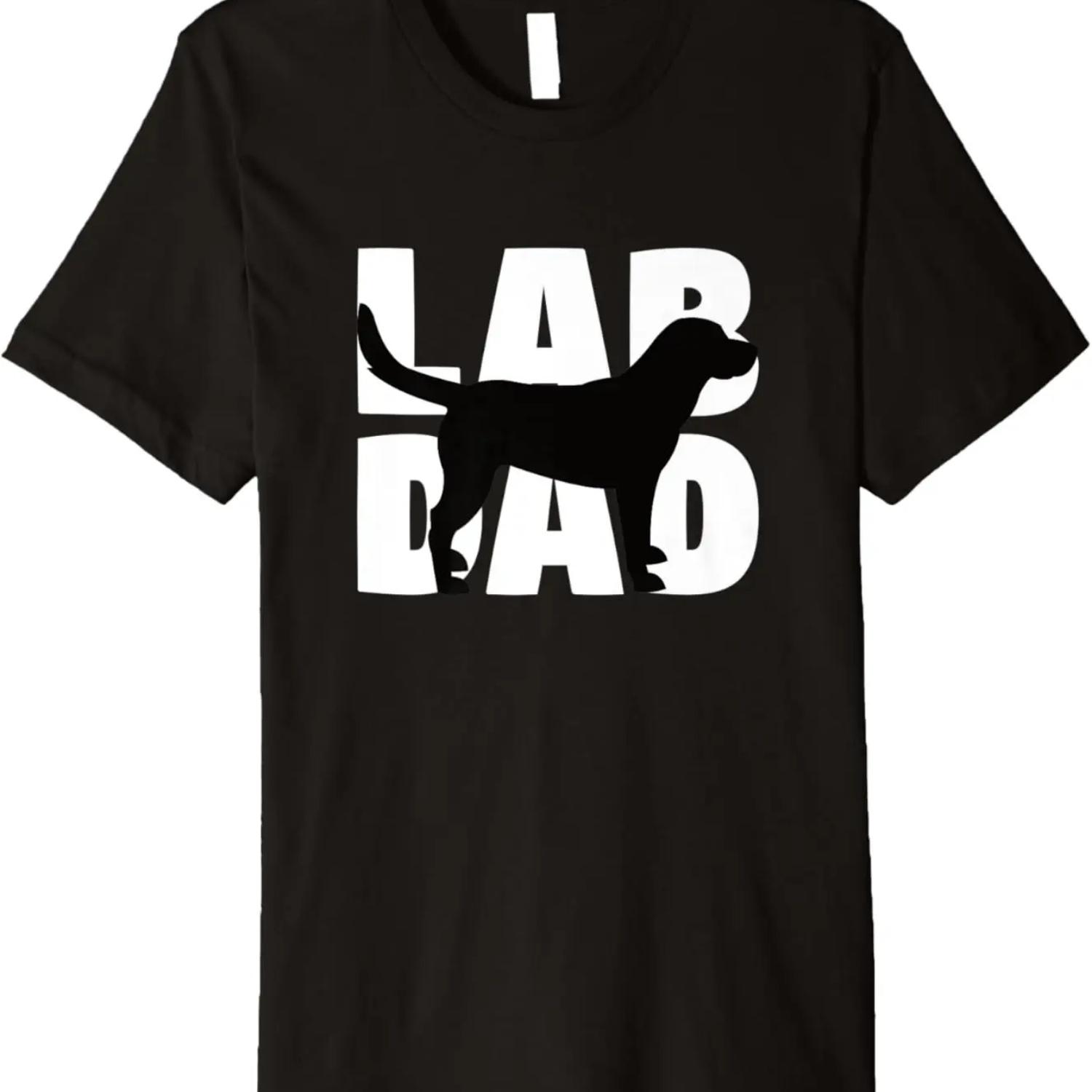 

Lab Dad Labrador Retriever Dad Gift Labrador Dad Premium T-Shirt XXXXXL чорний