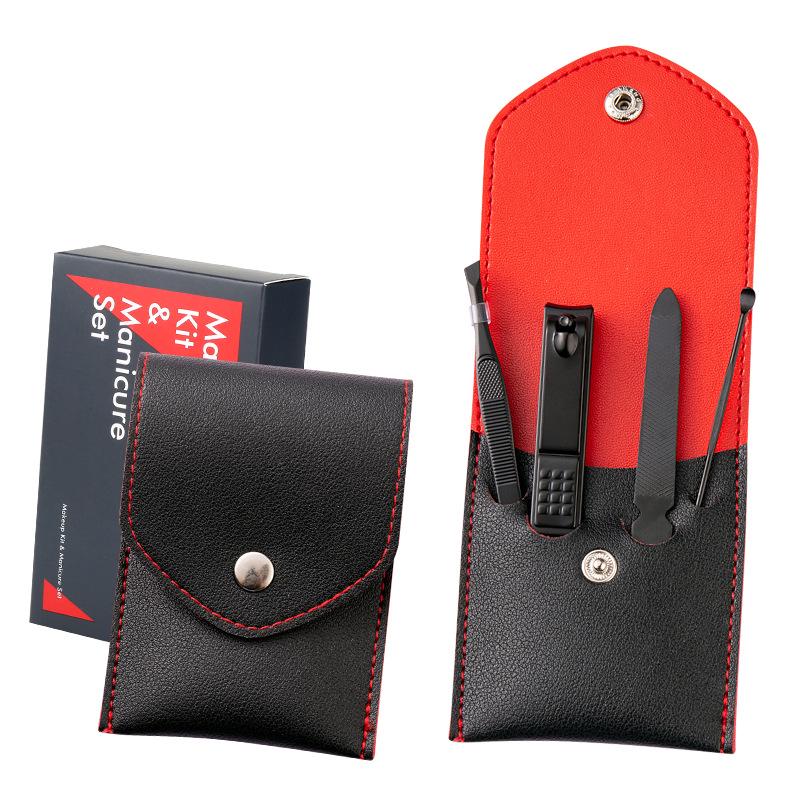 

Upgraded 7-26 Piece Black Nail Clippers & Scissors Set - Household Beauty Tools Manicure Kit