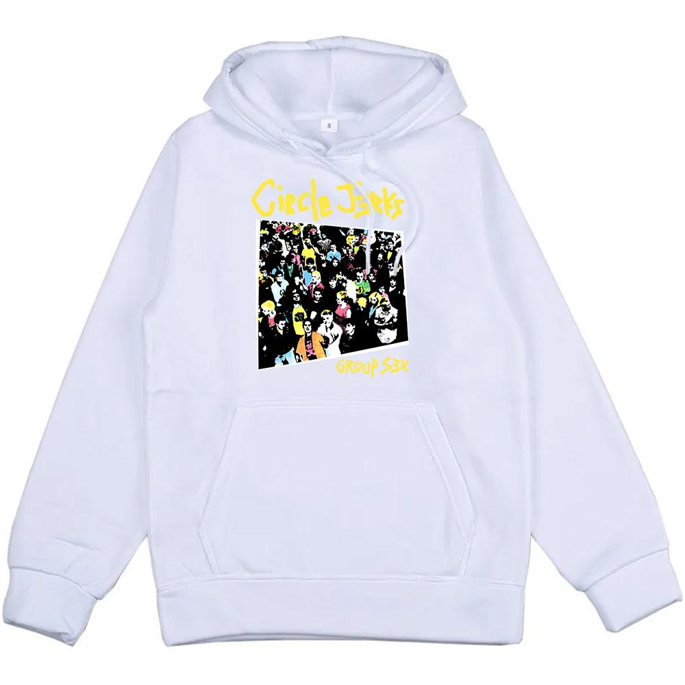 Heavy Mental Fashion Graphic Hoodies Circle Jerks Punk Rock Band Sweatshirts Winter Long Sleeve Hooded Mens Clothes