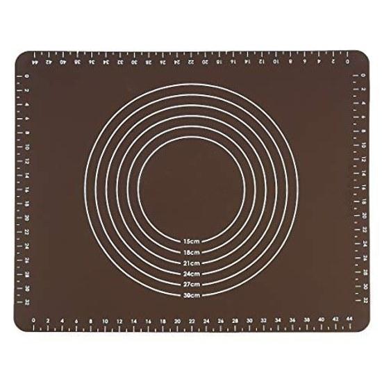Yoshikawa Silicone Mat 5040cm Measurements Non-Slip Easy Release Foldable Storage Bread Gift Wrapping Specification SJ1455