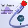 Jingyao 120W Fast Charging Cable for iPhone 14/12, Fabric PD Data Cable