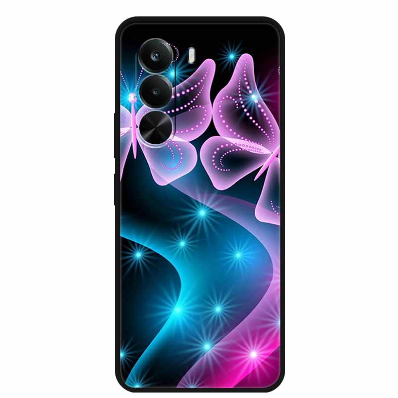 Pro Realme P4x Pouzdro P4 x 5G Globální Měkký Silikonový Ochranný TPU Kryt Telefonu pro Realme P4x 5G Luxusní Kreslený Nový Zadní Kryt Coque