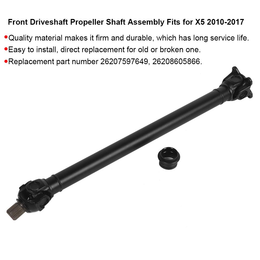 Front Driveshaft Propeller Shaft Assembly Fits for X5 X6 E70 E71 E72 F15 F16 Accessory