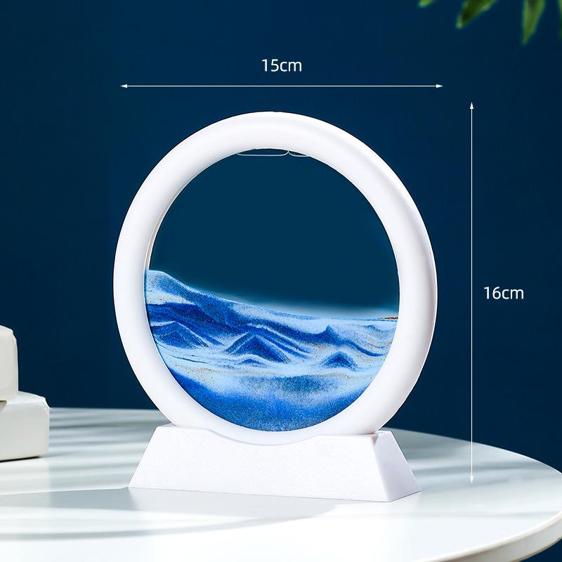 3D Quicksand Painting Ornament - Small Hill Home Decor & Stress Relief Gift