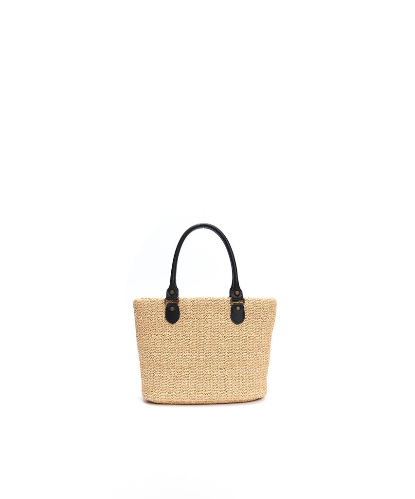 Badgigi Santorini Mini Tote Bag, Black