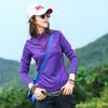 Outdoor quick-drying clothes women's long-sleeved T-shirts slim-fitting and thin, sweat-absorbing and breathable, sun protection, hiking,  clothes