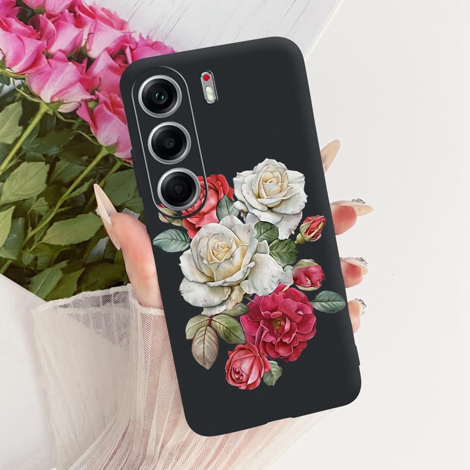 For Tecno Camon 40 Pro 5G CM7 Case Luxury Butterfly Painted Cover Soft TPU Phone Case For Tecno Camon 40 Camon40 Pro 4G CM6 Bags