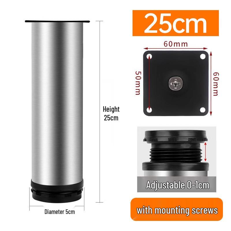 Adjustable Stainless Steel Furniture Legs - Sofa, Coffee Table, TV Cabinet Support