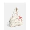 Stylish and Sweet Floral Travel Bag for Women's Large-capacity Leisure Commuting