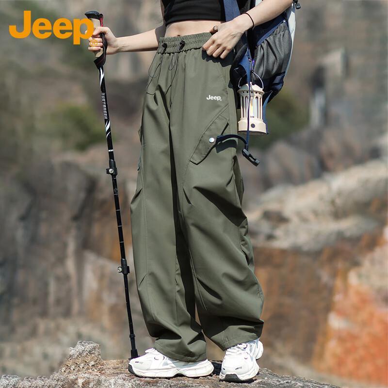 Jeep Men's Autumn/Winter Loose Fit Teflon Cargo Pants