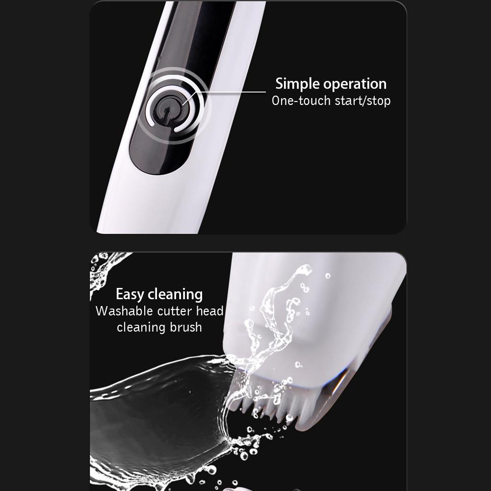 Dog Paw Trimmer with LED Light Dog Grooming Clippers Cordless Dog Clippers for Dogs Cats Trimming Around Paws Ears Face Rump